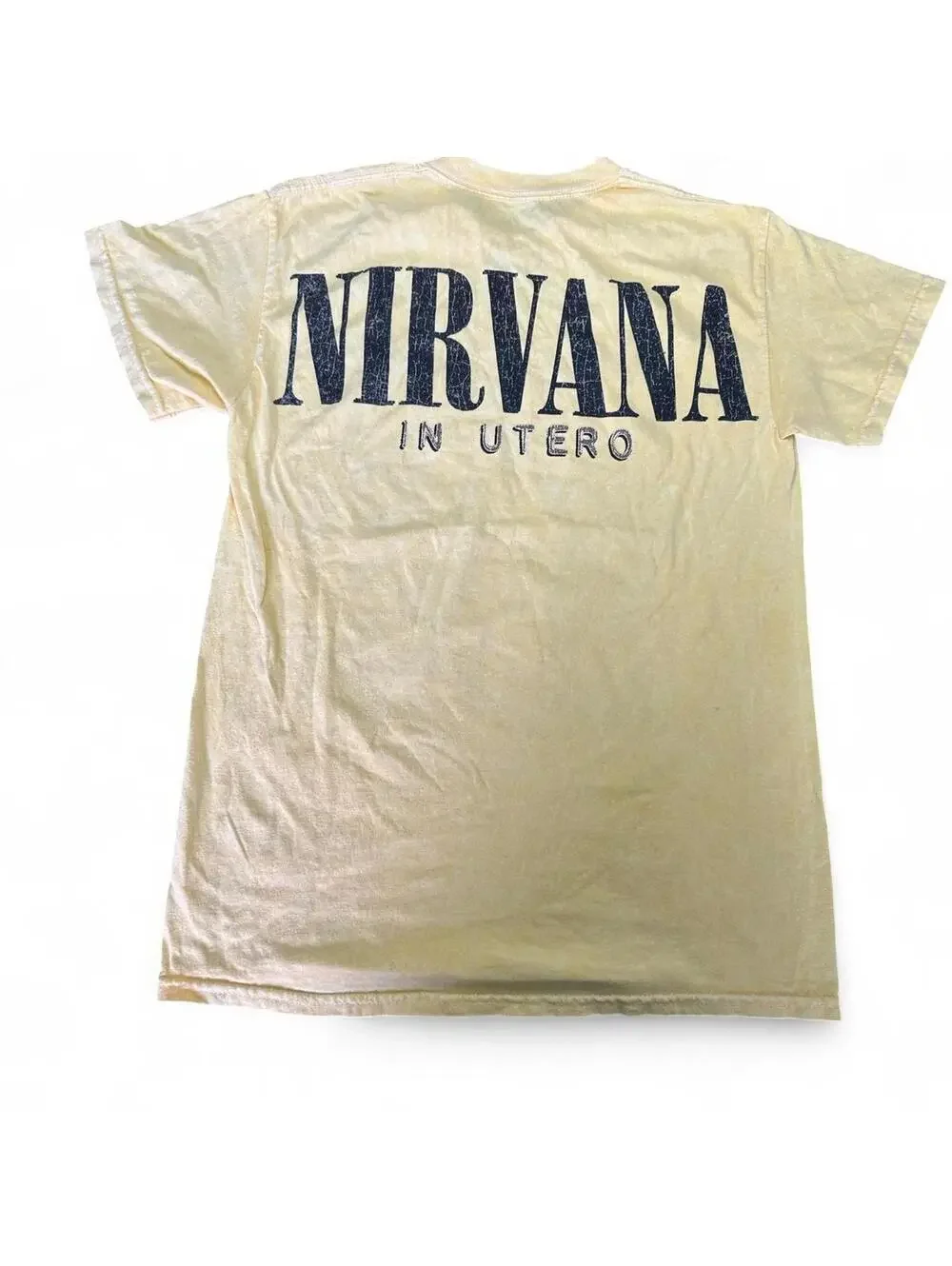 NIRVANA In Utero Yellow Angel Tee - Small